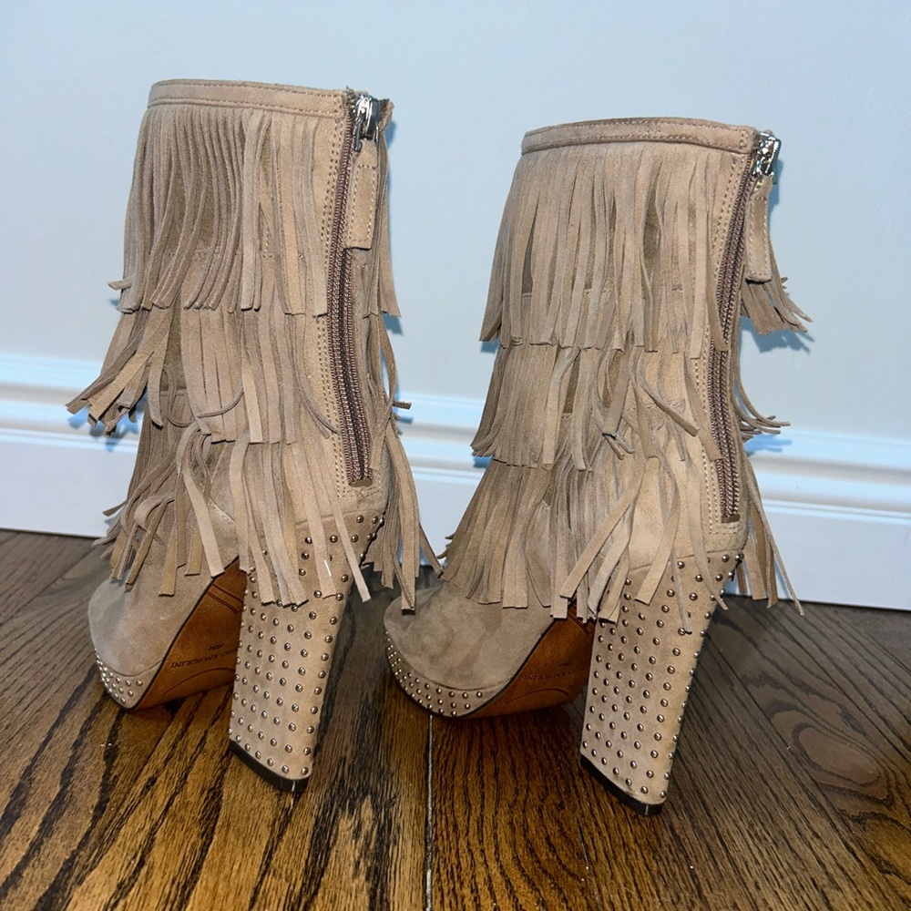 Enzo Angolini Fringe Booties- New - Picture 6 of 9